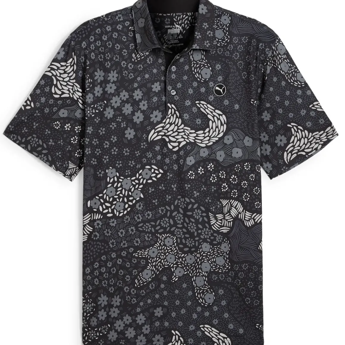 PUMA Men's CLOUDSPUN Bloom Golf Polo Shirt