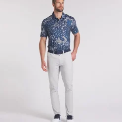 PUMA Men's CLOUDSPUN Bloom Golf Polo Shirt
