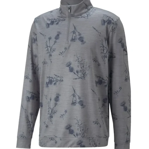 PUMA Men's CLOUDSPUN Lowlands Half Zip Golf Midlayer
