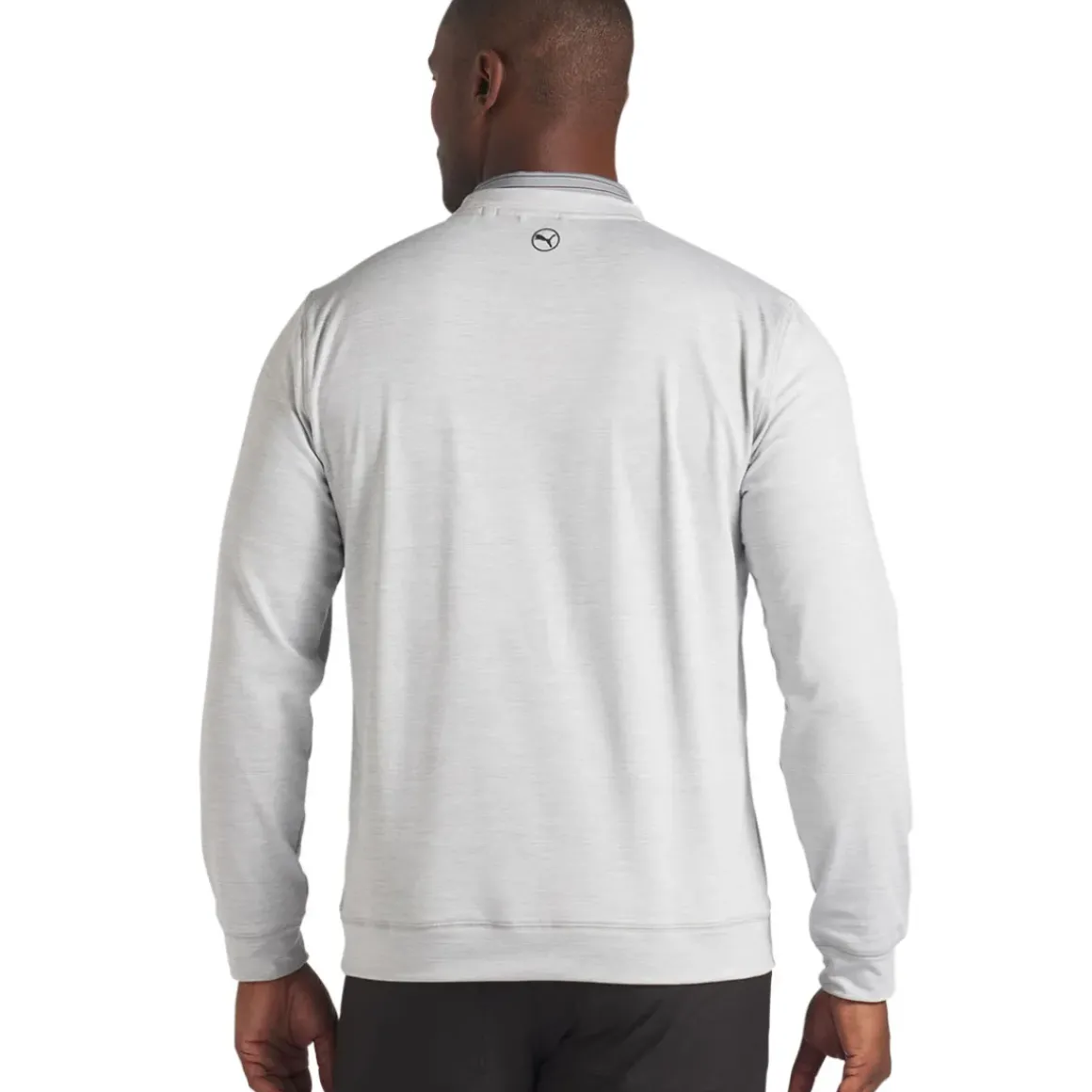 PUMA Men's CLOUDSPUN Patch Crewneck Golf Sweater