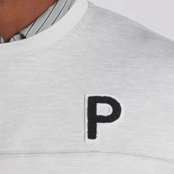 PUMA Men's CLOUDSPUN Patch Crewneck Golf Sweater