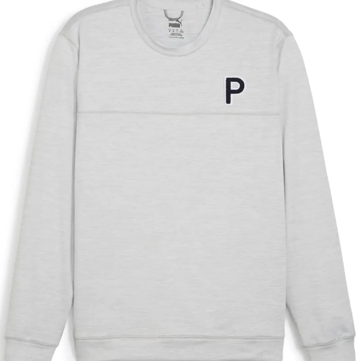 PUMA Men's CLOUDSPUN Patch Crewneck Golf Sweater