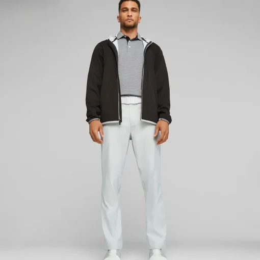 PUMA Men's DRYLBL Packable Waterproof Full Zip Golf Rain Jacket