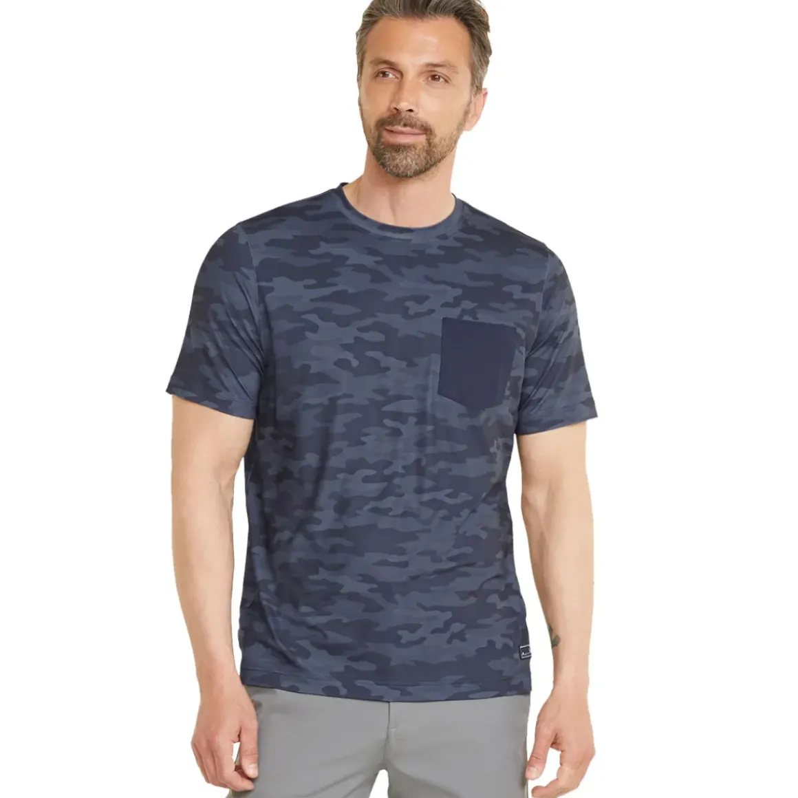 PUMA Men's EGW CLOUDSPUN Pushcart Pocket Golf T-Shirt