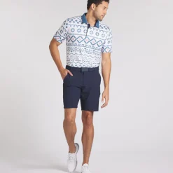 PUMA Men's Fair Isle Golf Polo Shirt