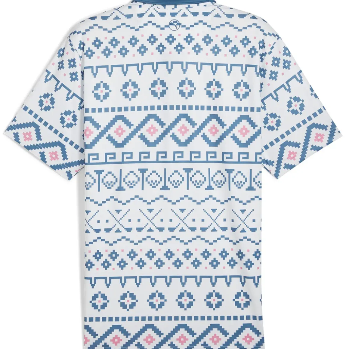 PUMA Men's Fair Isle Golf Polo Shirt
