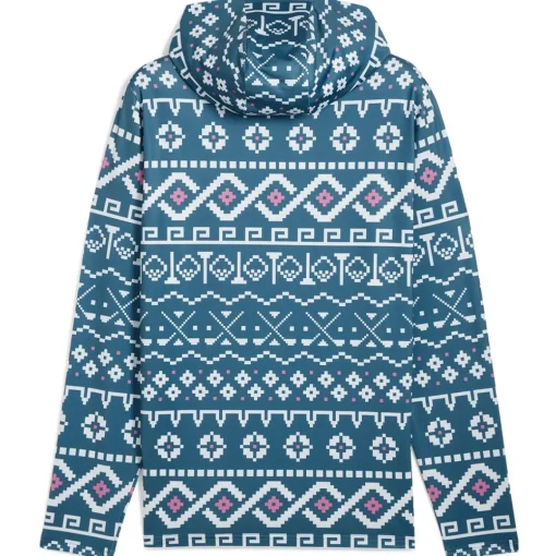 PUMA Men's Fair Isle Golf Hoodie