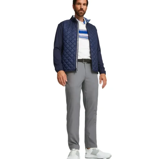 PUMA Men's Frost Quilted Full Zip Golf Jacket
