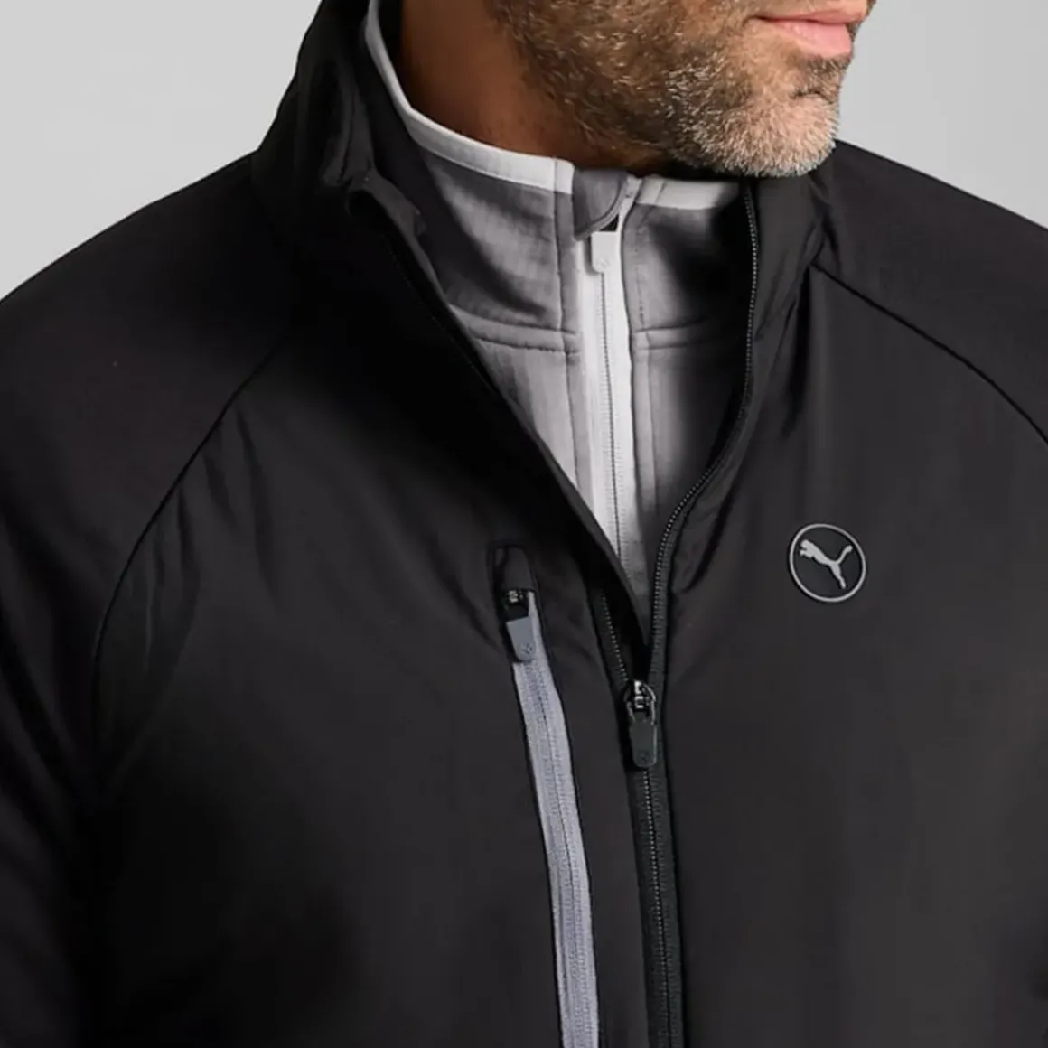 PUMA Men's Hielands Full Zip Golf Jacket