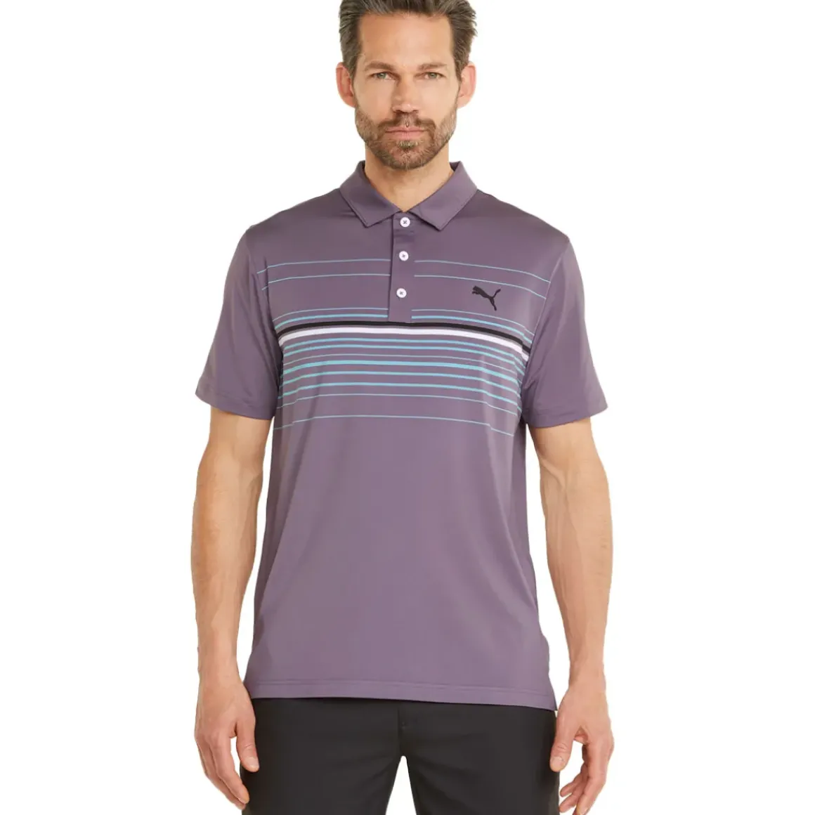 PUMA Men's MATTR Canyon Stretch Golf Polo Shirt