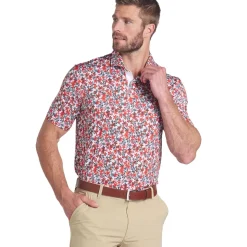 PUMA Men's MATTR Lillie Print Golf Polo Shirt