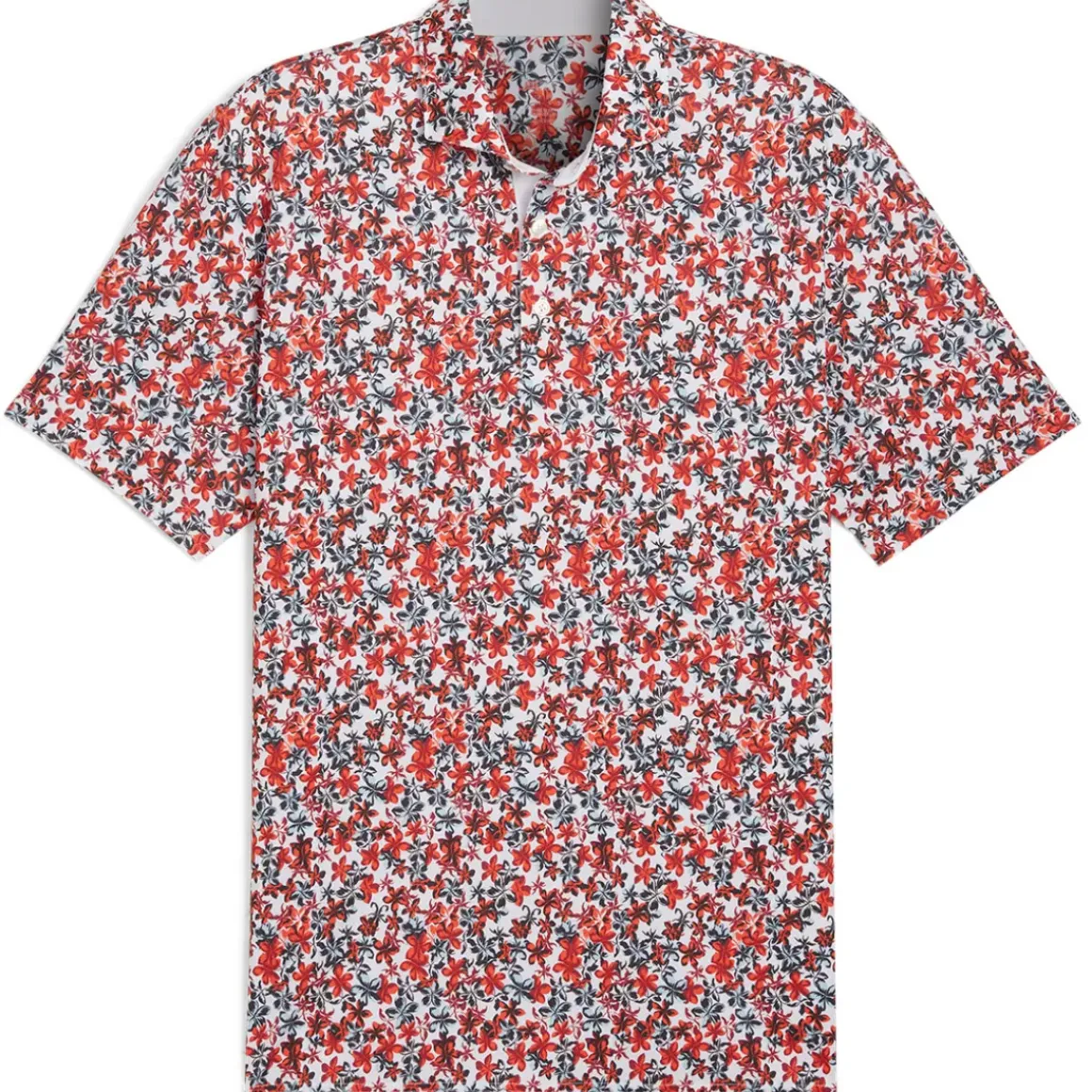 PUMA Men's MATTR Lillie Print Golf Polo Shirt