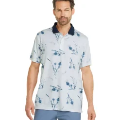 PUMA Men's MATTR Lowlands Stretch Golf Polo Shirt