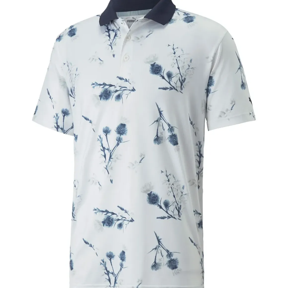 PUMA Men's MATTR Lowlands Stretch Golf Polo Shirt