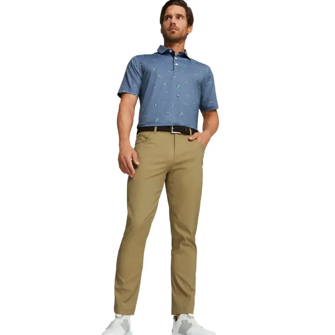 PUMA Men's MATTR Micro Golf Polo Shirt