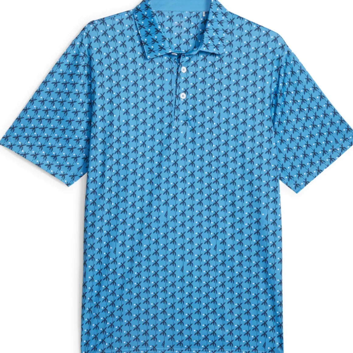 PUMA Men's MATTR Palms Golf Polo Shirt