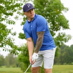 PUMA Men's MATTR Palms Golf Polo Shirt