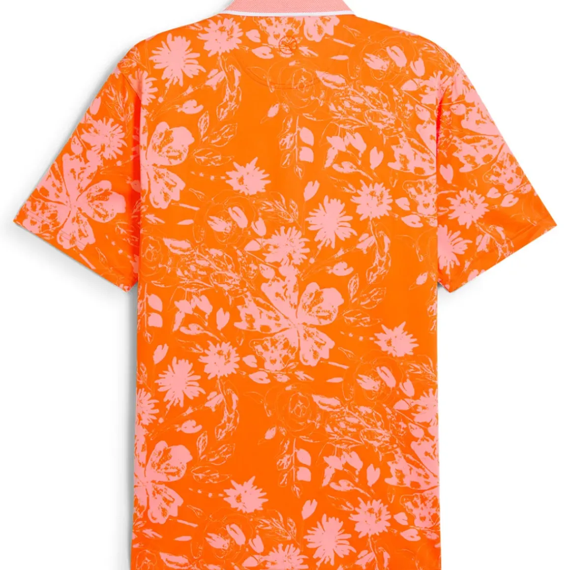 PUMA Men's MATTR Rose Print Golf Polo Shirt