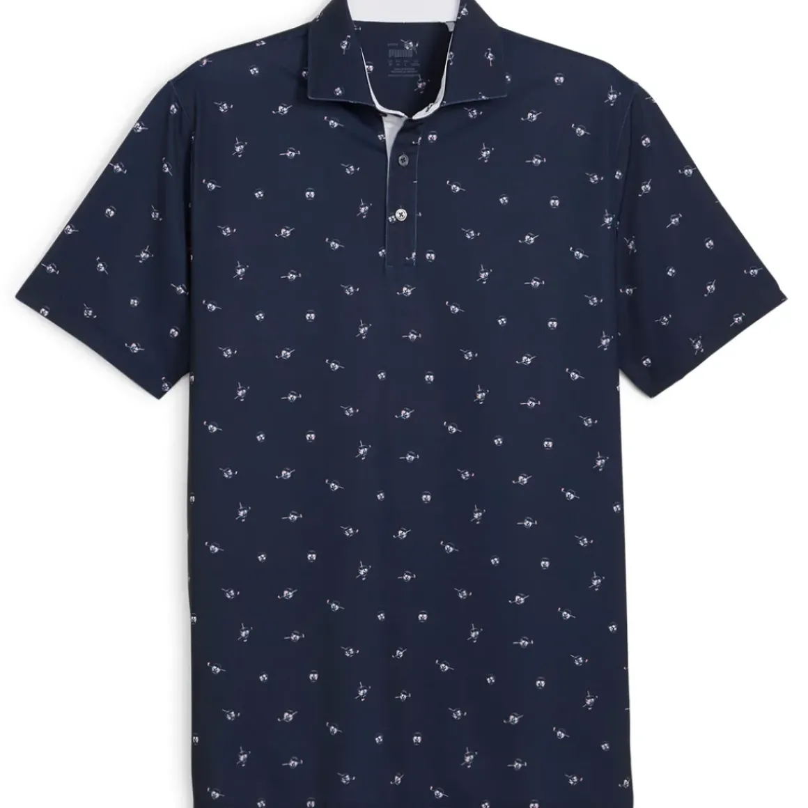 PUMA Men's MATTR Skulls Golf Polo Shirt