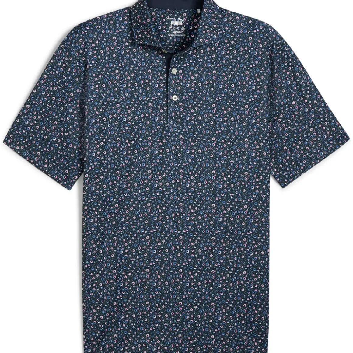 PUMA Men's MATTR Soto Print Golf Polo Shirt