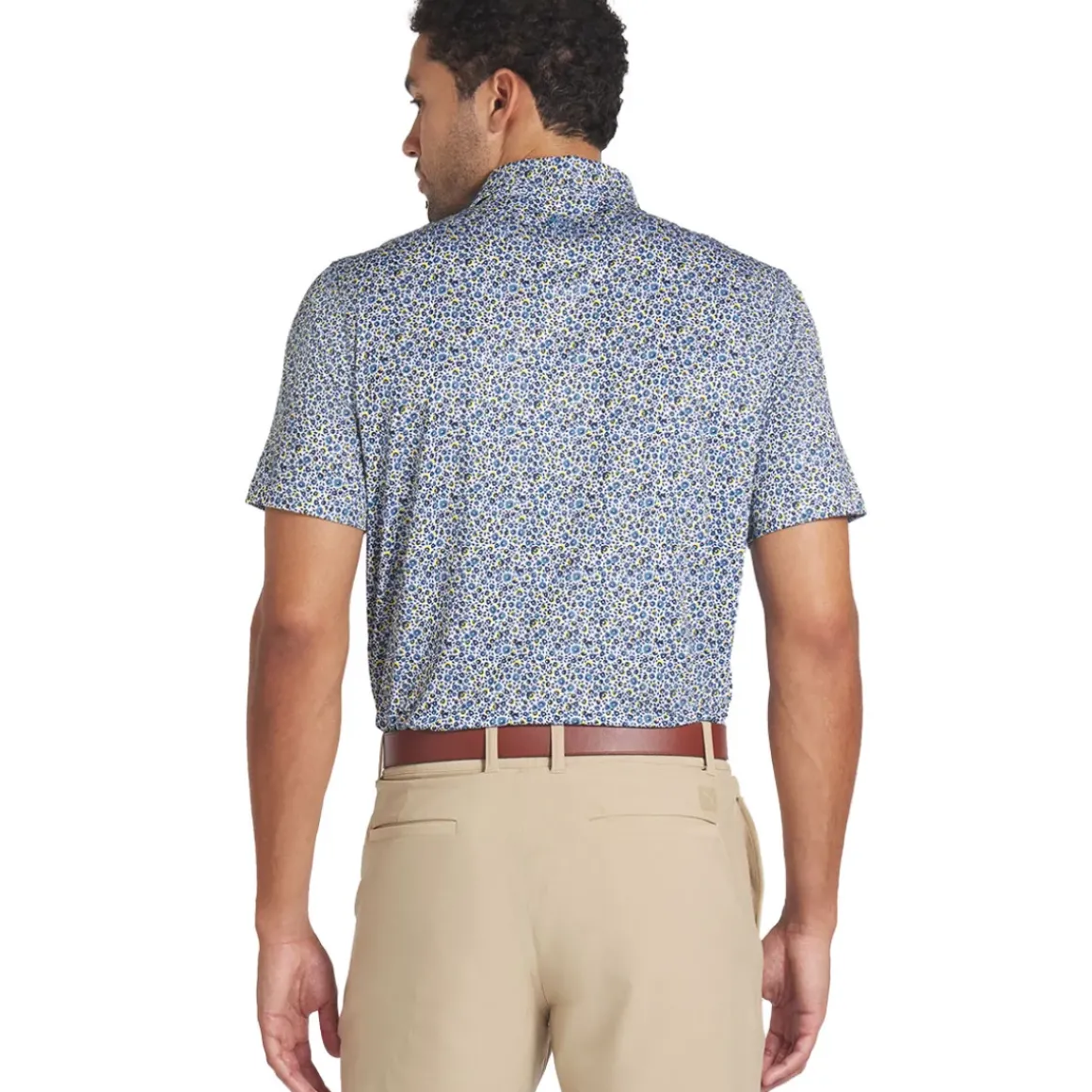 PUMA Men's MATTR Soto Print Golf Polo Shirt