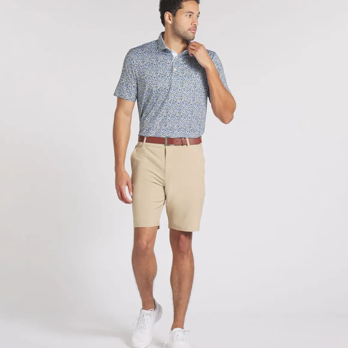 PUMA Men's MATTR Soto Print Golf Polo Shirt