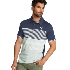 PUMA Men's MATTR Track Golf Polo Shirt