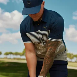 PUMA Men's MATTR Track Golf Polo Shirt