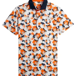 PUMA Men's Pique Borrego Print Golf Polo Shirt