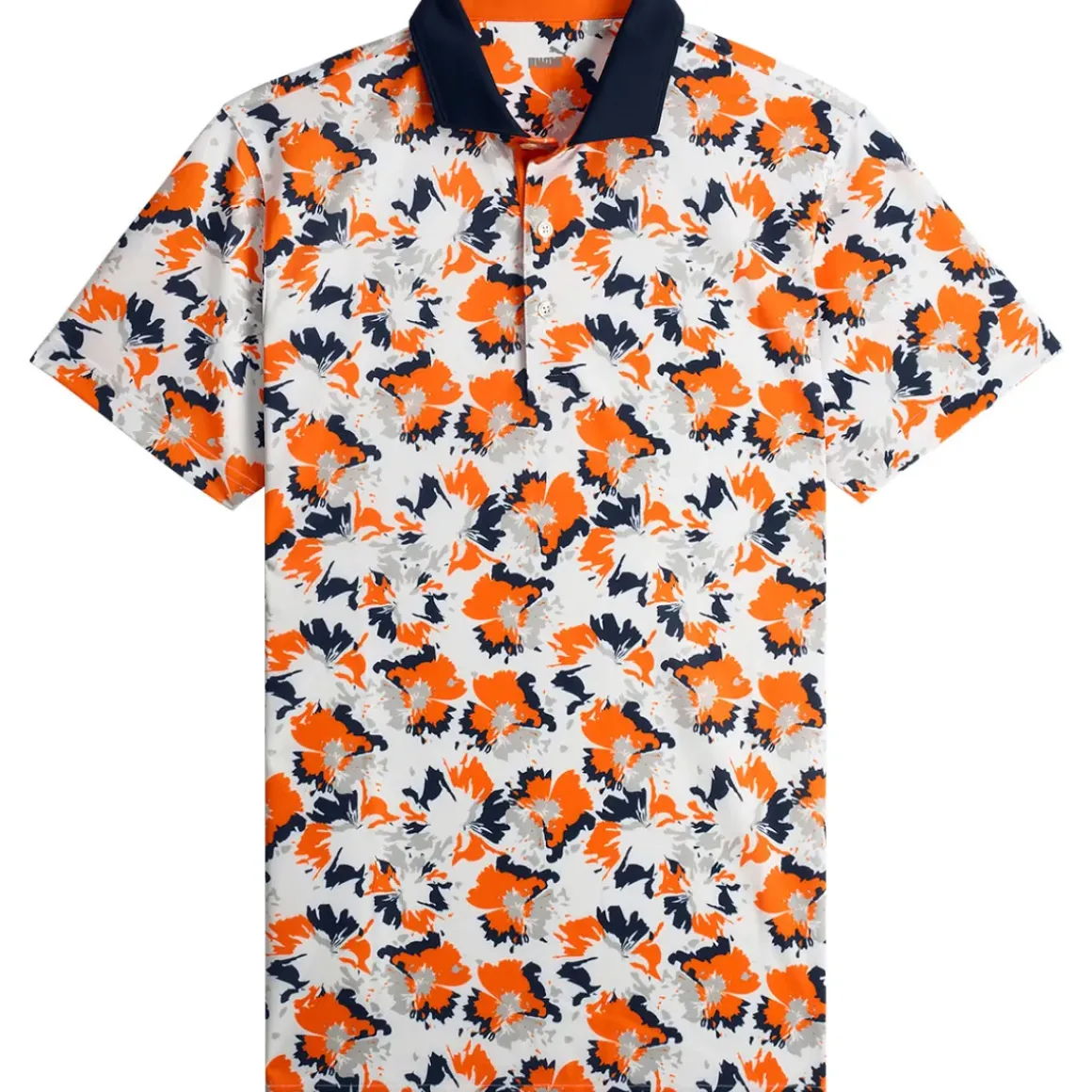 PUMA Men's Pique Borrego Print Golf Polo Shirt