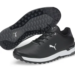 PUMA Men's PROADAPT ALPHACAT Leather Waterproof Spikeless Golf Shoes