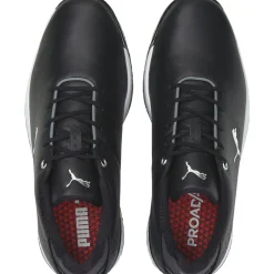PUMA Men's PROADAPT ALPHACAT Leather Waterproof Spikeless Golf Shoes