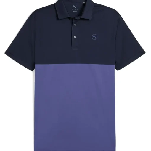 PUMA Men's Pure 2.0 Colourblock Golf Polo Shirt