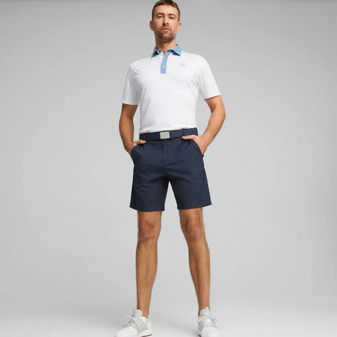 PUMA Men's Pure Geo Golf Polo Shirt