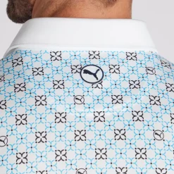 PUMA Men's Pure Monogram Golf Polo Shirt