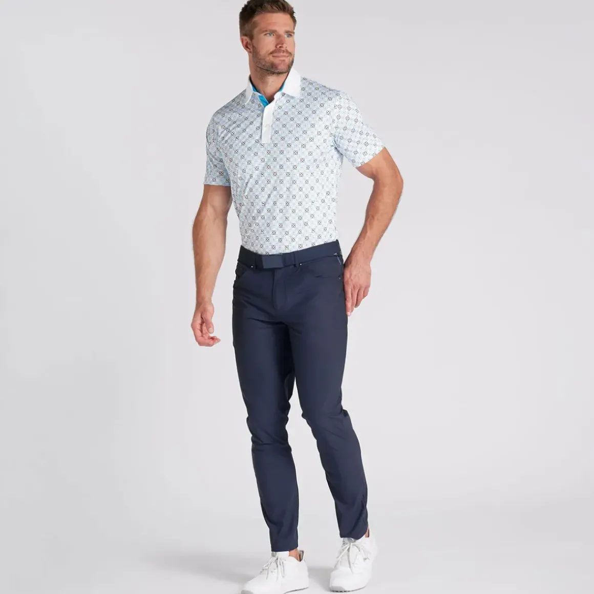 PUMA Men's Pure Monogram Golf Polo Shirt