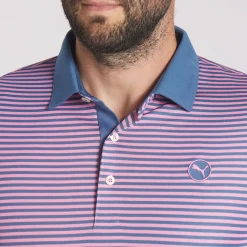 PUMA Men's Pure Stripe Golf Polo Shirt