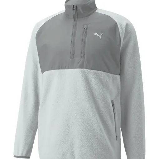 PUMA Men's Sherpa Half Zip Golf Midlayer