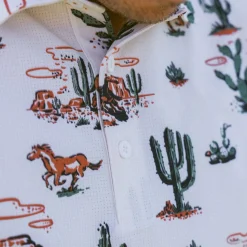 PUMA Men's Vented Wild West Golf Polo Shirt