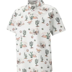 PUMA Men's Vented Wild West Golf Polo Shirt