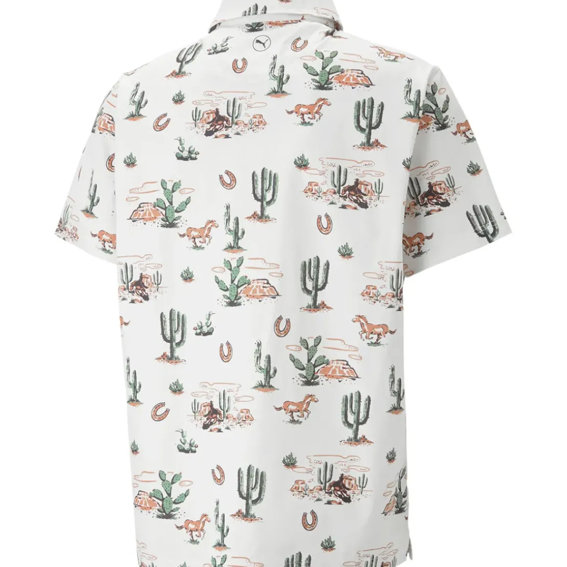 PUMA Men's Vented Wild West Golf Polo Shirt