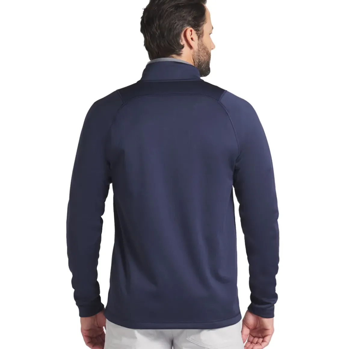 PUMA Men's Waffle Fleece Quarter Zip Golf Mid Layer