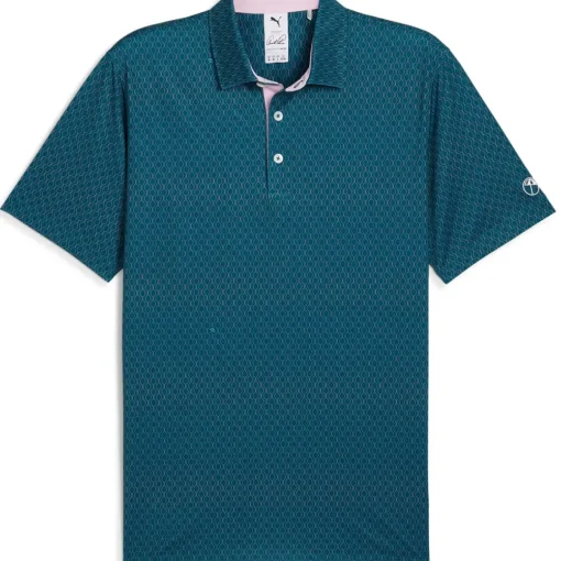 PUMA Men's X Arnold Palmer Citrus Print Golf Polo Shirt
