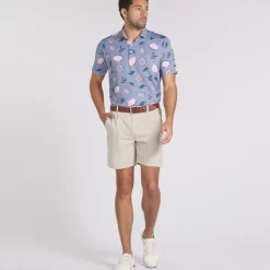 PUMA Men's X Arnold Palmer Pink Lemonade Golf Polo Shirt