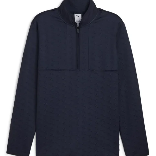 PUMA Men's X Arnold Palmer Jacquard Half Zip Golf Mid Layer