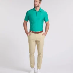 PUMA Men's X Palm Tree Cree Jacquard Golf Polo Shirt