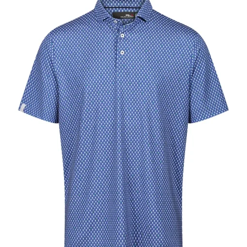 Ralph Lauren Men's Print Custom Slim Fit Performance Golf Polo Shirt