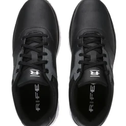 Rife Men's Lightning Waterproof Spiked Golf Shoes