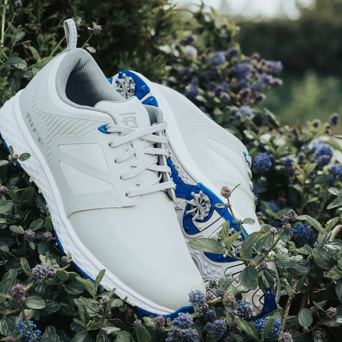 Rife Men's RF-10 Edge Waterproof Spiked Golf Shoes