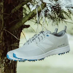 Rife Men's RF-10 Edge Waterproof Spiked Golf Shoes